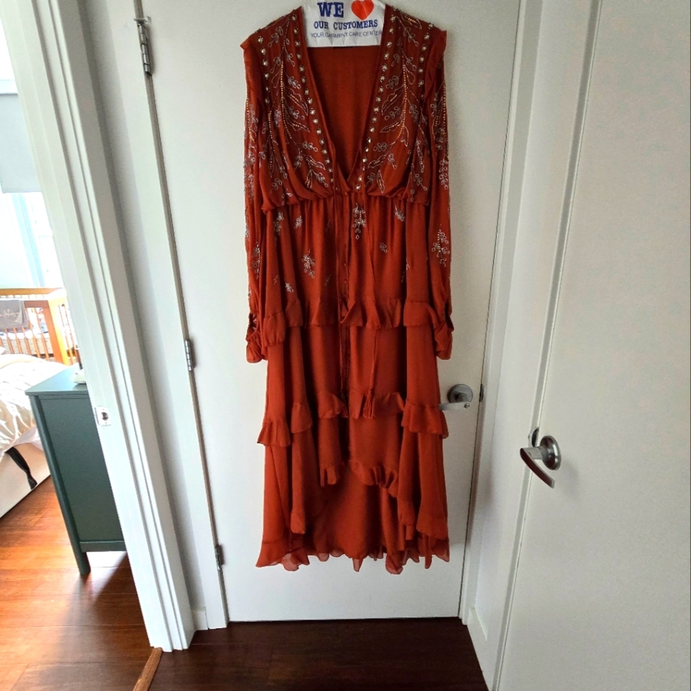 Asos terracotta Boho Dress